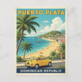 Dominican Republic: 1960s Travel Briefkaart (Voorkant)