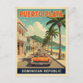 Dominican Republic: 1960s Travel  Briefkaart (Voorkant)