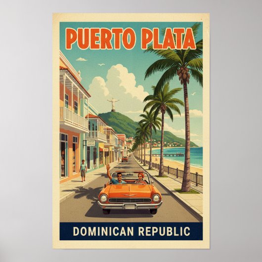 Dominican Republic: 1960s Travel Poster Collection (Voorkant)