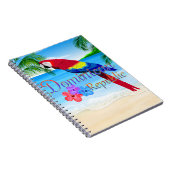 Dominican Republic Beach Notitieboek (Rechterzijde)