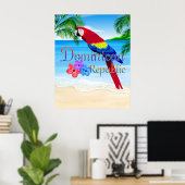 Dominican Republic Beach Poster (Thuiskantoor)