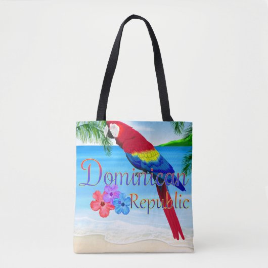 Dominican Republic Beach Tote Bag (Voorkant)