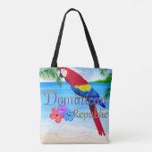 Dominican Republic Beach Tote Bag (Achterkant)
