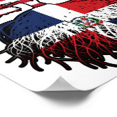 Dominican Republic Dominican American USA Tree Poster (Hoek)