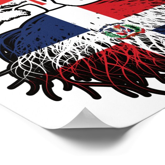 Dominican Republic Dominican Canadian Canada Tree Poster (Hoek)