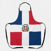 Dominican Republic flag All-Over Print Apron Schort (Voorkant)