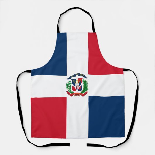 Dominican Republic flag All-Over Print Apron Schort (Voorkant)
