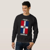 Dominican Republic Flag For Men & Proud Dominican  Trui (Voorkant volledig)
