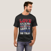 Dominican Republic Flag Men & Women Cute Til Domin T-shirt (Voorkant volledig)