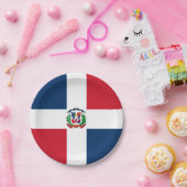 Dominican Republic flag Paper Plate Papieren Bordje (Feest)