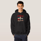 Dominican Republic Flag Santo Domingo Hoodie (Voorkant volledig)