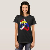Dominican Republic Flag Venezuela Ring Marriage We T-shirt (Voorkant volledig)
