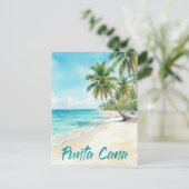 Dominican Republic Punta Cana Beach Briefkaart (Staand voorkant)