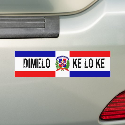 DOMINICAN STICKER (Op auto)