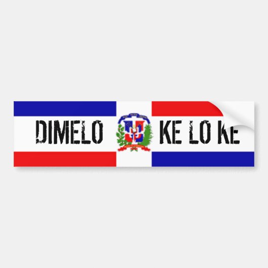 DOMINICAN STICKER (Voorkant)