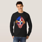 Dominicana Dominican Girl Republica Dominicana Rep T-shirt (Voorkant volledig)