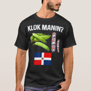Dominicana Flag Dominican Republic Food Mangu Plan T-shirt