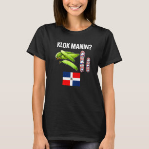Dominicana Flag Dominican Republic Food Mangu Plan T-shirt