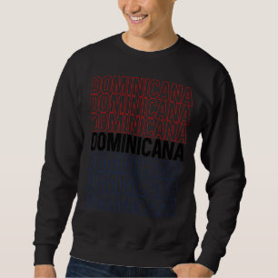 Dominicana Flag Pride Rode Dominicaanse Republiek  Trui
