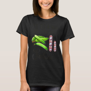 Dominicana Flag RD Dominicaanse Republiek Food Man T-shirt