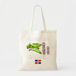 Dominicana Flag RD Dominicaanse Republiek Food Man Tote Bag