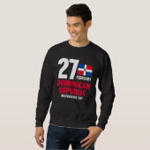 Dominicana Pride Independence Day Dominicaanse Rep Trui (Voorkant volledig)
