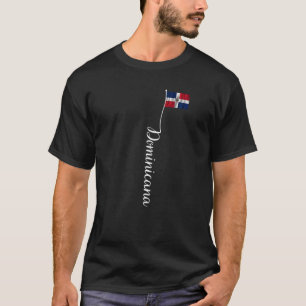Dominicana vlag Handtekening Dominicaanse Republie T-shirt