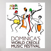 Dominica's WCMF-Poster Poster (Voorkant)