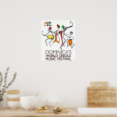 Dominica's WCMF-Poster Poster (Keuken)
