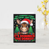 Dominick Cheer Mi Burrito Sabanero Mexican Christm Kaart (Gele Bloem)