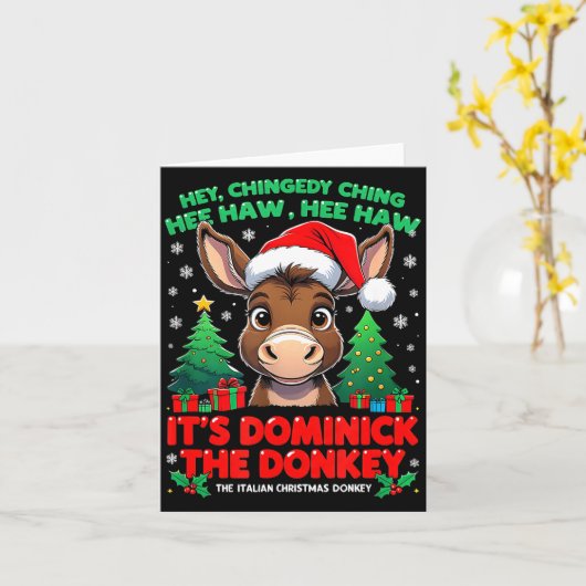 Dominick Cheer Mi Burrito Sabanero Mexican Christm Kaart (Gele Bloem)