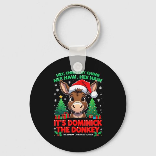 Dominick Cheer Mi Burrito Sabanero Mexican Christm Sleutelhanger (Voorkant)