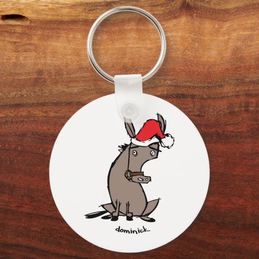 Dominick de Donkey Sleutelhanger (Voorkant)