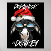 Dominick De Ezel Grappige Kerst Italiaanse Christu Poster (Voorkant)