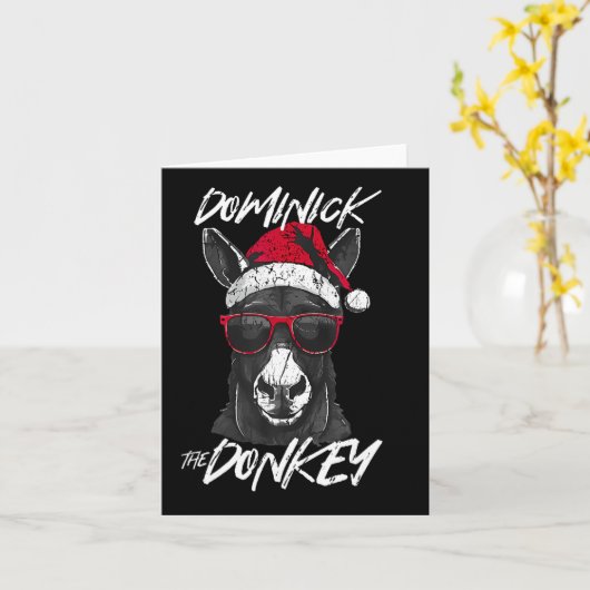 Dominick De Ezel  Kaart (Gele Bloem)