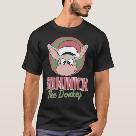 Dominick The Donkey Italiaans kerstcadeau Classic T-shirt (Voorkant)