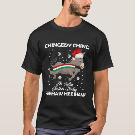 Dominick The Donkey-Italiaanse Ezel T-shirt (Voorkant)