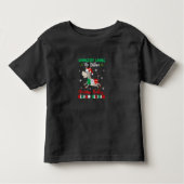 Dominick The Kerstman Donkey-Italiaanse Donkey Kinder Shirts (Voorkant)