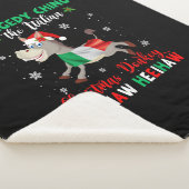 Dominick The Kerstman Donkey-Italiaanse Donkey Sherpa Deken (3/4)