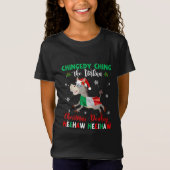 Dominick The Kerstman Donkey-Italiaanse Donkey T-shirt (Voorkant)