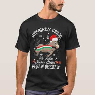 Dominick The Kerstman Donkey Italy Donkey Chris T-shirt