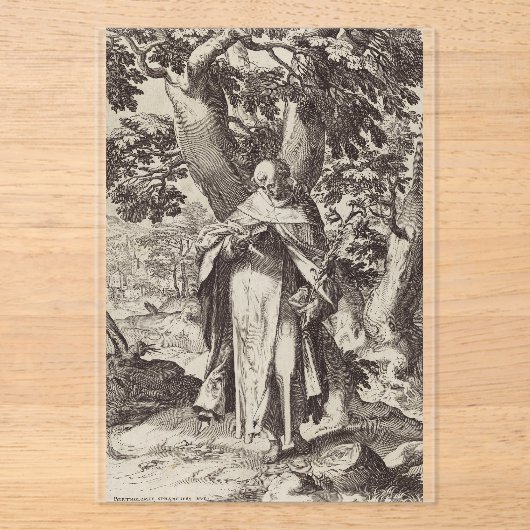 Dominicus Castiliaans Katholiek priester Acryl Uitnodigingen (Voorkant)