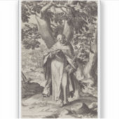 Dominicus Castiliaans Katholiek priester Sticker (Voorkant)