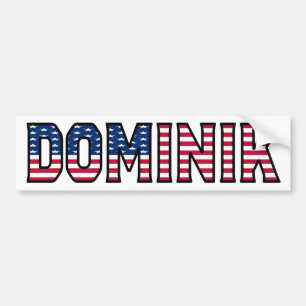 Dominik Name Vorname USA Aufkleber Sticker Auto