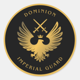 Dominion Imperial Guard grote ronde Stickers