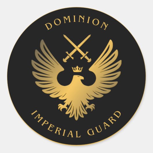 Dominion Imperial Guard ronde Stickers (Voorkant)