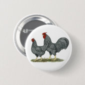Dominique Chickens Ronde Button 5,7 Cm (Voorkant /achterkant)