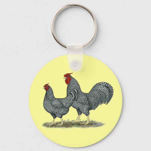 Dominique Chickens Sleutelhanger (Voorkant)