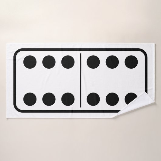 Domino 6 6 badhanddoek (Badhanddoek)