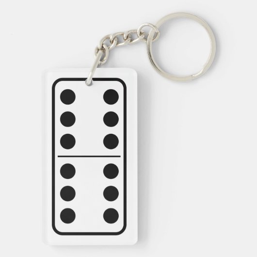 domino 6 6 sleutelhanger (achterkant)